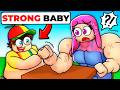 ROBLOX 1 WEAK TO STRONG WITH MY GIRLFRIEND