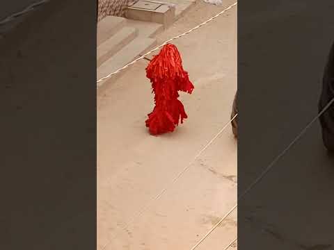 kankourang Senegal. #traditional #spirit #spirituality #moment #red #ghost #street #dakar