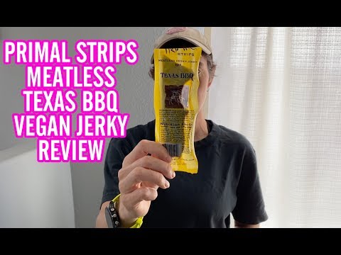 Primal Strips Texas BBQ Meatless Vegan Jerky Review