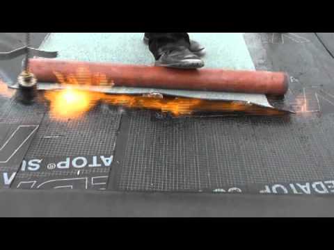 #Vedag #PYE Blue Speed mit Dachwalter Dach Walter Schweißbahn #BMI Flachdach