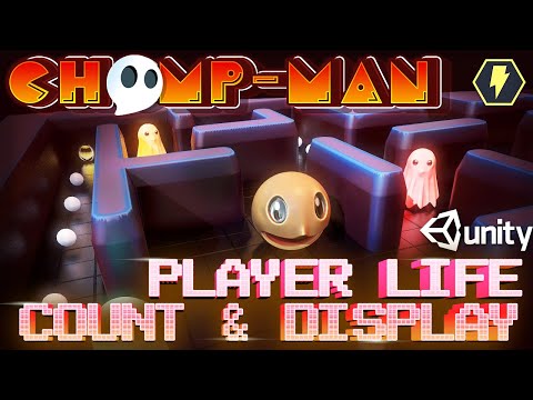 unity bolt tutorial - Unity bolt life display  - Chop-Man #17