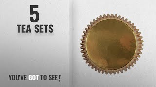 Top 10 Tea Sets [2018]: PME Gold Baking Cases for Cupcakes, Standard Size, Pack of 30