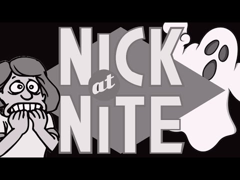 Nick@Nite 90's Broadcast Reimagined Spooky Nite in Black & White