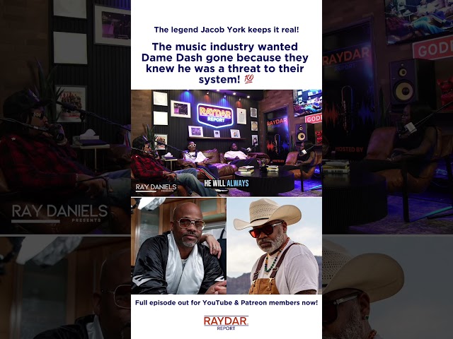 The music industry wanted Dame Dash gone!! He was a threat to their system!