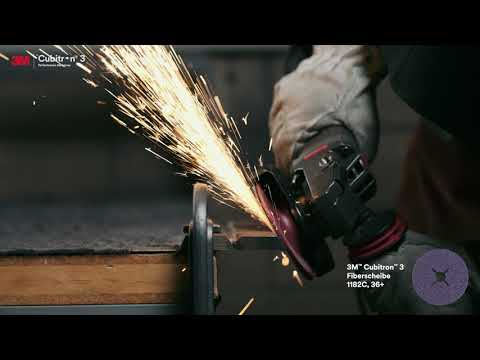 Seite 7 – 3M™ Cubitron™ 3 Fiberscheibe 1182C (Video)