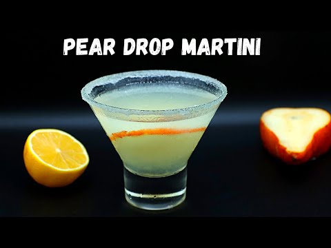Pear Drop Martini Recipe | Easy Pear Cocktail