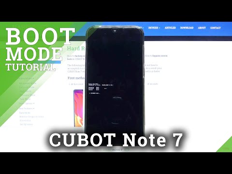 How to Enter FastBoot Mode CUBOT Note 7 – Exit FastBoot Mode