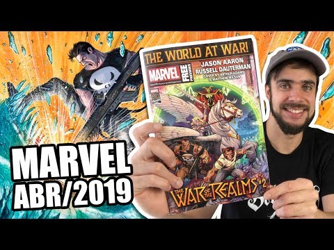 MARVEL COMICS: LANÇAMENTOS ABRIL/2019