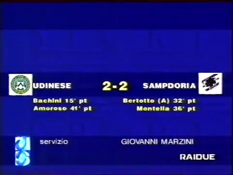 1998-99 (1a - 12-09-1998) Udinese-Sampdoria 2-2 Servizio D.S.Rai2