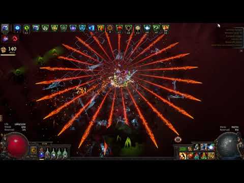 17 Frenzy Flicker Strike | Mapping Test | 330M DPS | 300K EHP | 3.24 Standard | Path of Exile