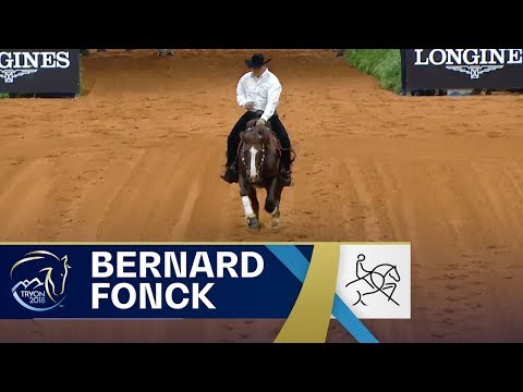 Bernard Fonck Delights the Crowd at #Tryon2018! | Reining | FEI World Equestrian Games 2018