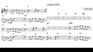 Sabor a Mí - Luis Miguel 1998 v.2 (Tenor Sax Bb) [Sheet music]