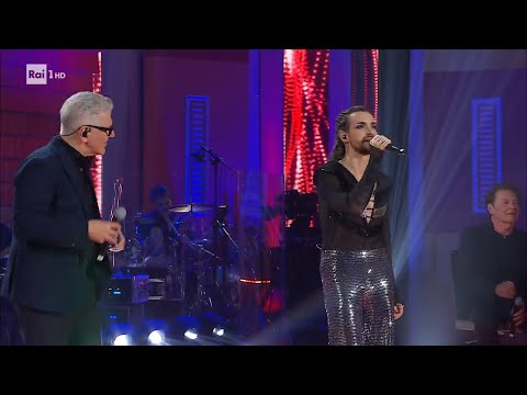 Valerio Scanu con Michele Zarrillo cantano "Cinque giorni" - Ora o mai più 22/02/2025