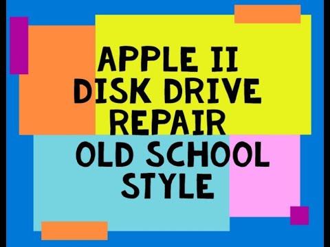 Apple II Floppy Drive Repair - Old School Style