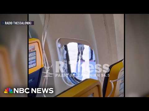 Passenger details frightening moments on flight