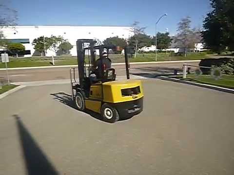 YALE 6000 LB PNEUMATIC TIRE DIESEL FORKLIFT, MODEL GDP060 OTAYSALES.COM 619-671-1020 #19483