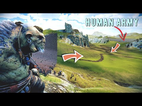 Can Human Army Defeat Horde Of Orcs & Trolls - UEBS 2
