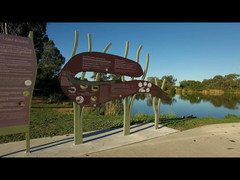 Eagle Farm Reserve , Eagle Vale by drone