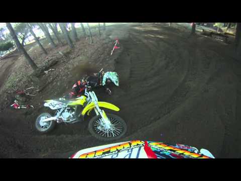 Private Florida Motocross Track Helmet Cam - Greg Pamart