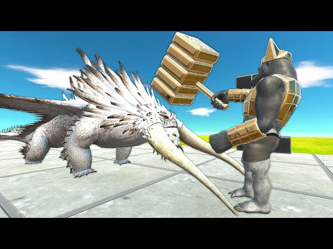 6 LEVELS GHOR HAMMER VS MONSTERS - Animal Revolt Battle Simulator
