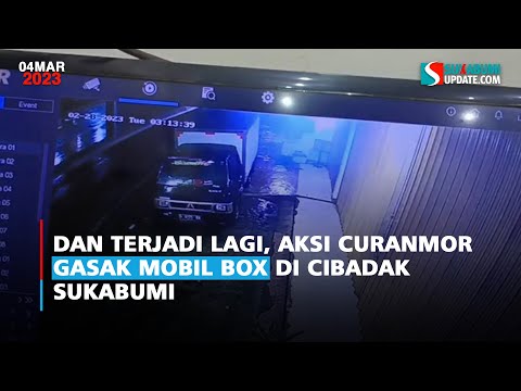 Dan Terjadi Lagi, Aksi Curanmor Gasak Mobil Box di Cibadak Sukabumi