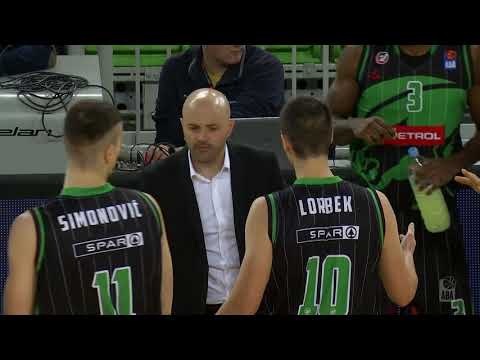 Lorbek beats the buzzer from 3pt line! (Petrol Olimpija - Partizan NIS, 29.12.2018)