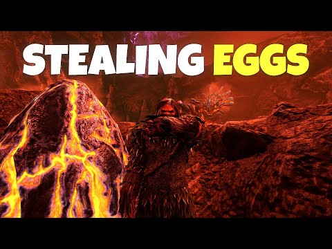 We Stole Magmasaur Eggs but Donno How to Hatch 🤧 - Fjordur Begins | Episode 16 - Ark Multiplayer