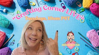 "Crafting Corner LIVE" with Kimberly with Knit for Brains