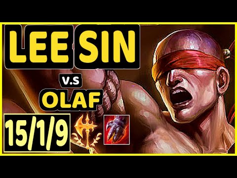 SKEANZ (LEE SIN) vs OLAF - 15/1/9 KDA JUNGLE CHALLENGER GAMEPLAY - EUW