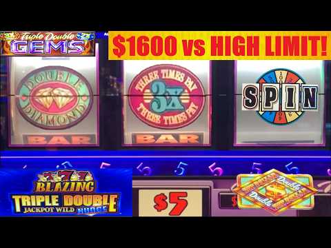 I walked into the High Limit slot room with $1600 and this is what happened! 3 Reel slots!