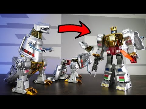 UNBOXING & LETS PLAY! -  Grimlock Transformer Robot - Humanoid Dual-Form Bipedal by Robosen SDCC