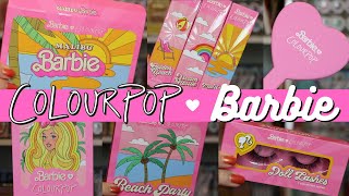 MALIBU BARBIE + COLOURPOP Collection | Close Ups, Swatches + LOTS of Comparisons