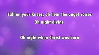O Holy Night (karaoke - lyrics)