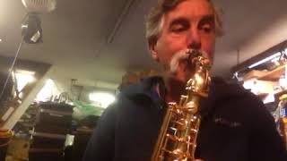 Video thumbnail for Yamaha YAS-62II alto sax #303516 demo by Steve Gray