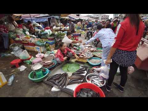 Phnom Penh Street Food - Market Food And Street View - Cambodian Street Food Tour