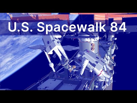 U.S. Spacewalk 84 Animation - January 20, 2023