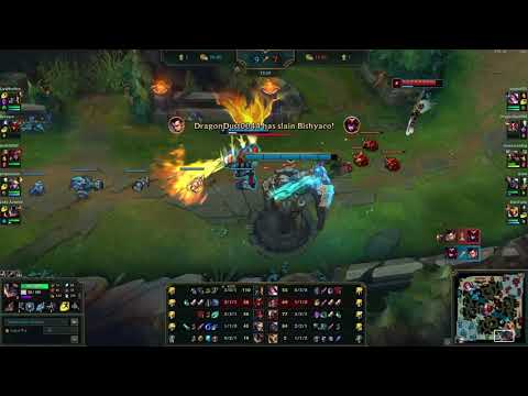 Ranked Game S10 Rumble Support vs Bard Support (Laggy Game)