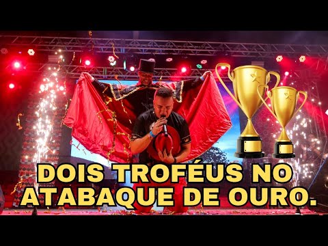 REPRESENTAÇÃO DE EXU VELUDO NO ATAVAQUE DE OURO / 2 TROFÉUS GANHOS.