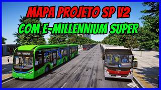 ????Gameplay Mapa Projeto SP V2 Com Caio E-Millennium Super | Proton Bus Simulator | PBSU | Mods