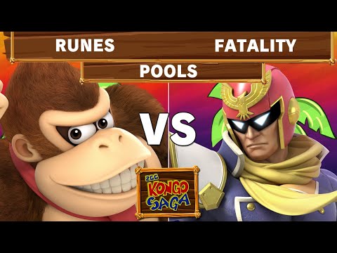 Kongo Saga - Runes (Donkey Kong) Vs Fatality (Captain Falcon) Winners Pools