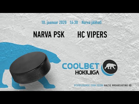 Narva PSK - HC Vipers 10.1.2021 Coolbet Hokiliiga