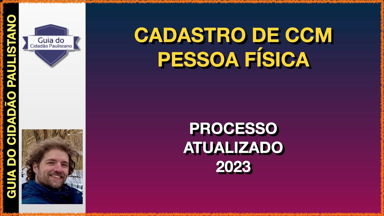 CCM pessoa física - Cadastro de contribuinte mobiliário