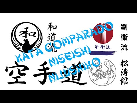 NISEISHI (Nijushiho) - Enbusen do kata em 3 Estilos Comparados: Ryuei-ryu, Wado-ryu e Shotokan