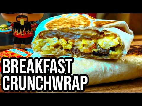 How To Cook Taco Bell Breakfast Crunchwrap For 50% Less