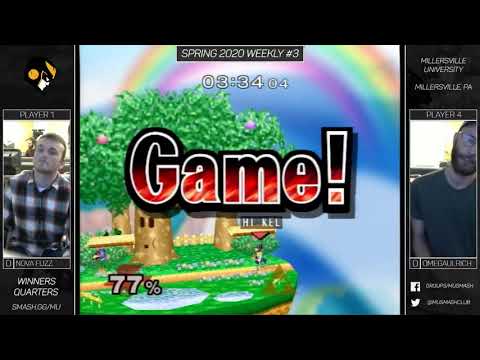 Omegalulrich [Sheik] vs Nova Fuzz [Falco] - Winners Quarters MU Spring 2020 Weekly #3