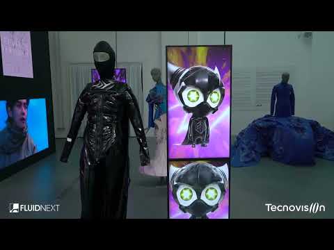 Progetto @Tecnovision-ledwall  per la Camera Nazionale della Moda Italiana. Milano - Via Ceresio 7