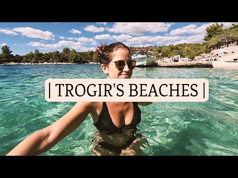 Beach hunting in Trogir! We show you the best beaches in and around Trogir! + Trogir's old town