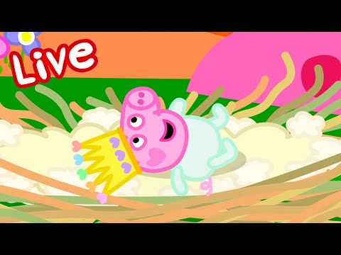 Peppa Pig NEW BABY EVIE Episodes LIVE 🍼 Evie Pig's BEST Moments 🥹 Watch EVIE Now! 💛 Kids Cartoons
