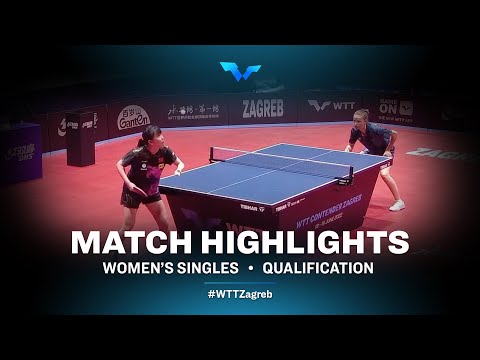 Marie Migot vs Zong Geman | WS | WTT Contender Zagreb 2022 | (Qual)