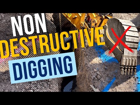 What is Non Destructive Digging NDD | Utility investigation